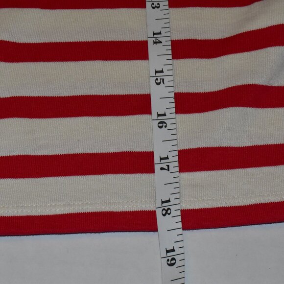 J. Crew Cropped Striped Boatneck Long Sleeve Cotton Tee Size S - Picture 6 of 10